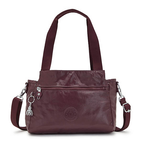 Kipling Elysia Metallic Schoudertassen Bordeaux | België 1809OK